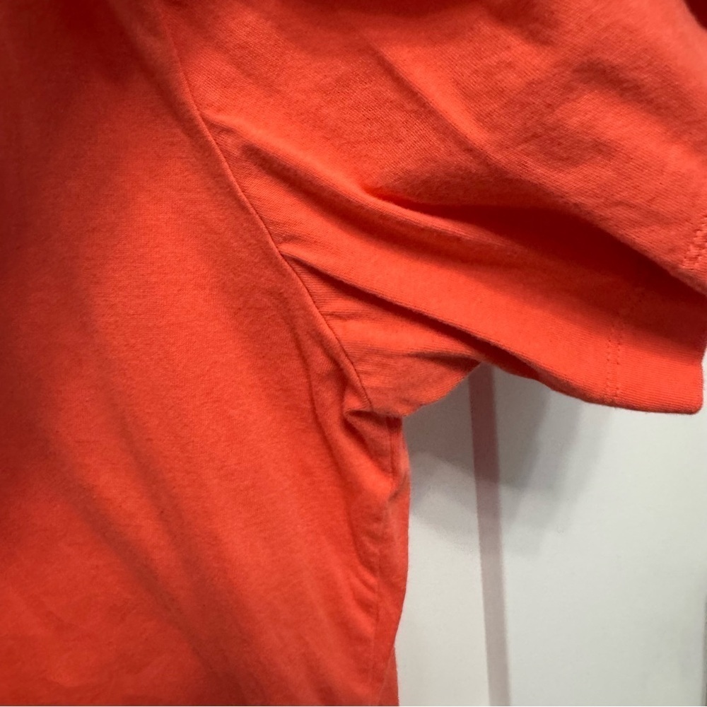 Patagonia Trout Fitz Roy Men's Quick Dry Polo Coral Size XL Organic Cotton - Picture 7 of 11